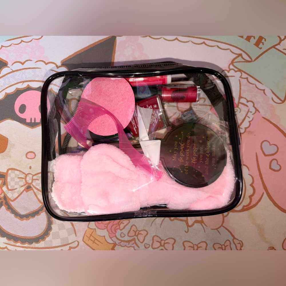 Everything Cosmetic Bag 🖤